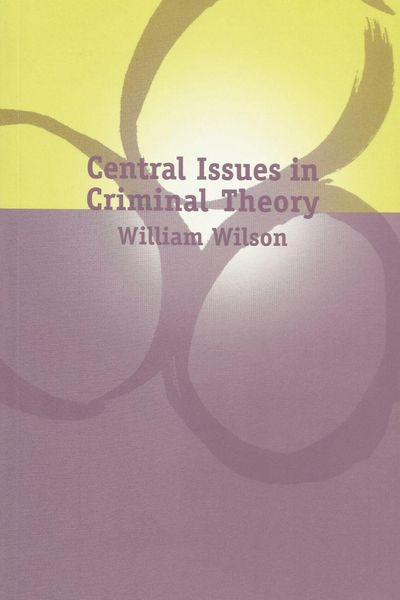 Produktbild: Central Issues in Criminal Theory