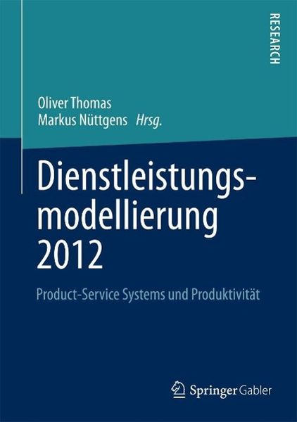 Produktbild: Dienstleistungsmodellierung 2012