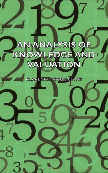 Produktbild: An Analysis of Knowledge and Valuation