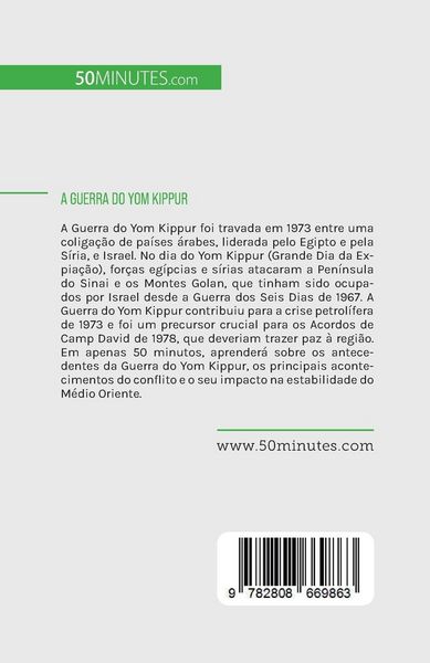 Produktbild: A Guerra do Yom Kippur