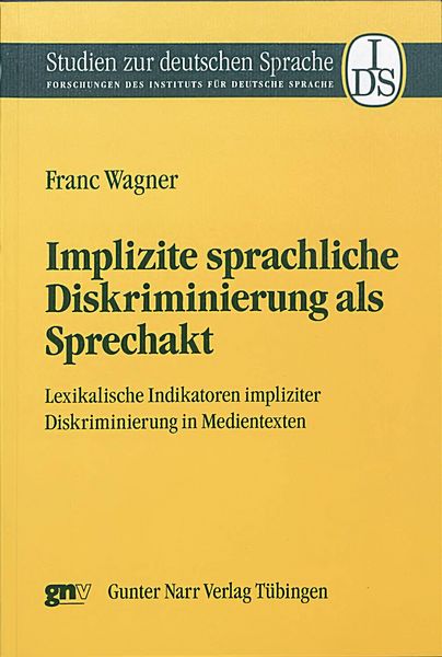 Produktbild: Implizite sprachliche Diskriminierung als Sprechakt