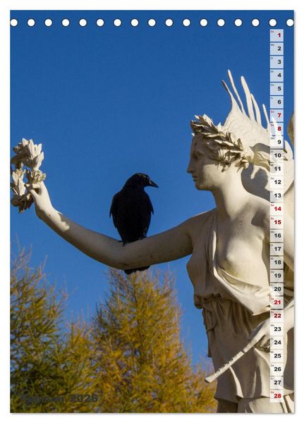 Produktbild: Schweriner Schloss - Impressionen aus Mecklenburg-Vorpommern (Tischkalender 2026 DIN A5 hoch), CALVENDO Monatskalender