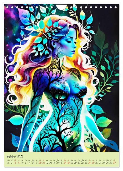 Produktbild: L'&eacute;l&eacute;gance de la nature (Calendrier mural 2026 DIN A4 horizontal), CALVENDO calendrier mensuel