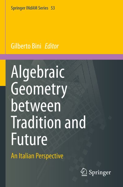 Produktbild: Algebraic Geometry between Tradition and Future