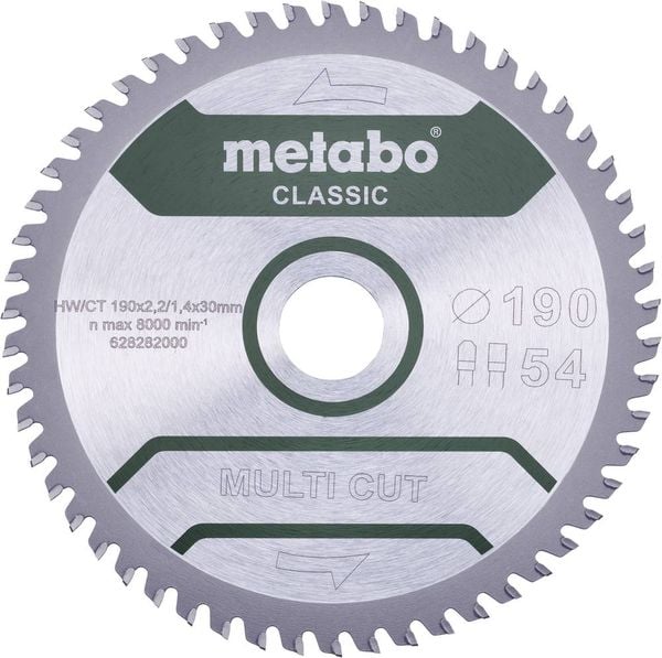 Metabo MULTI CUT CLASSIC 628658000 Kreissägeblatt 160 x 20 x 1.4 mm Zähneanzahl: 42 1 St.