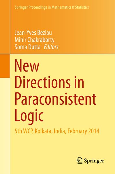 Produktbild: New Directions in Paraconsistent Logic