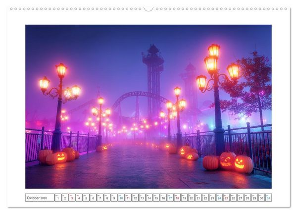 Produktbild: Farbst&uuml;rme der Nacht (hochwertiger Premium Wandkalender 2026 DIN A2 quer), Kunstdruck in Hochglanz