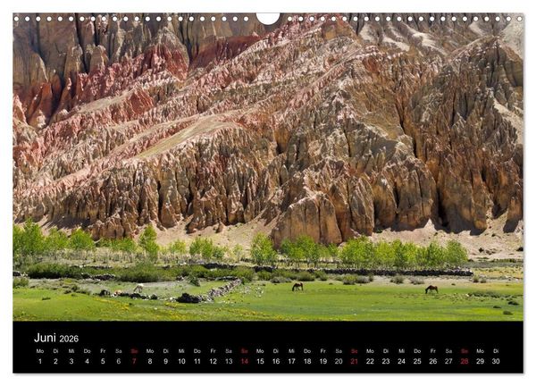 Produktbild: MUSTANG - das verborgene K&ouml;nigreich im Himalaya (Wandkalender 2026 DIN A3 quer), CALVENDO Monatskalender