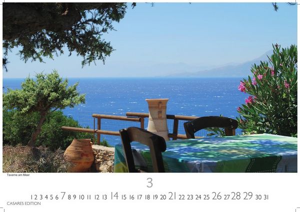 Produktbild: Kreta Kalender 2027 &ndash; Wandkalender | Fotokalender Griechenland 24x35cm &ndash; . mit 12 atemberaubenden Fotos von Kreta.