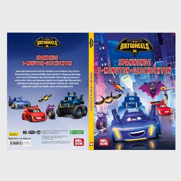 Produktbild: DC Batwheels: Spannende 5-Minuten-Geschichten