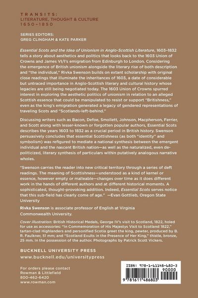 Produktbild: Essential Scots and the Idea of Unionism in Anglo-Scottish Literature, 1603-1832