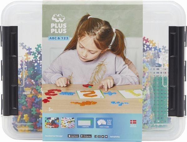 Produktbild: Plus Plus - 2000 Kreativ Bausteine ABC & 123