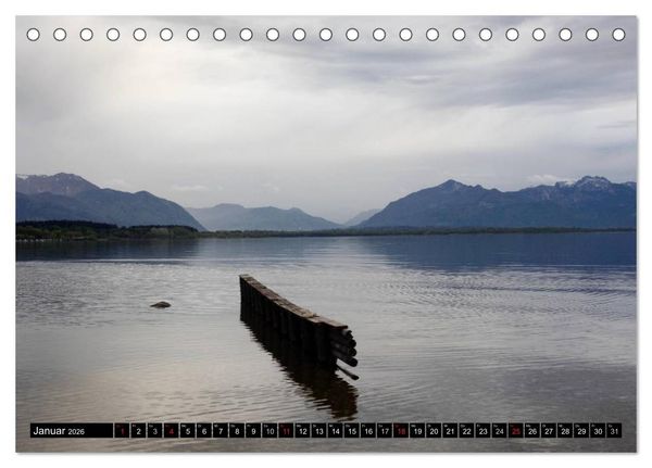 Produktbild: Am sch&ouml;nen Chiemsee (Tischkalender 2026 DIN A5 quer), CALVENDO Monatskalender
