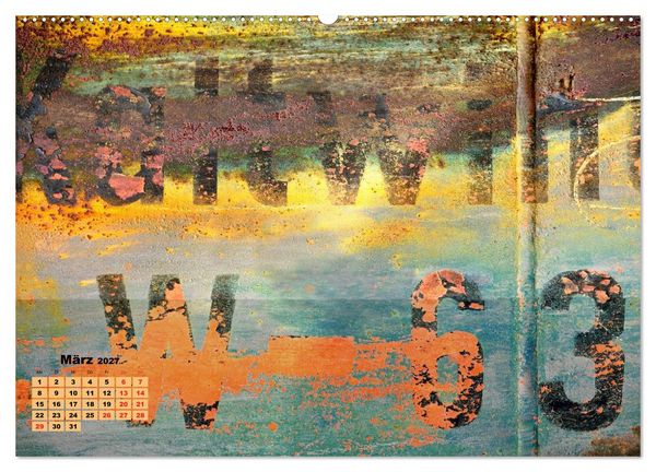 Produktbild: Metallwelt (hochwertiger Premium Wandkalender 2027 DIN A2 quer), Kunstdruck in Hochglanz