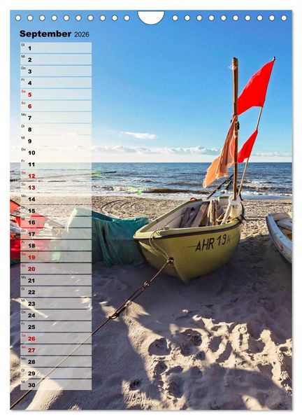 Produktbild: An der See Geburtstagsplaner (Wandkalender 2026 DIN A4 hoch), CALVENDO Monatskalender