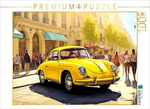 CALVENDO Puzzle Der Porsche 356 | 1000 Teile Lege-Größe 64x48cm Foto-Puzzle für glückliche Stunden