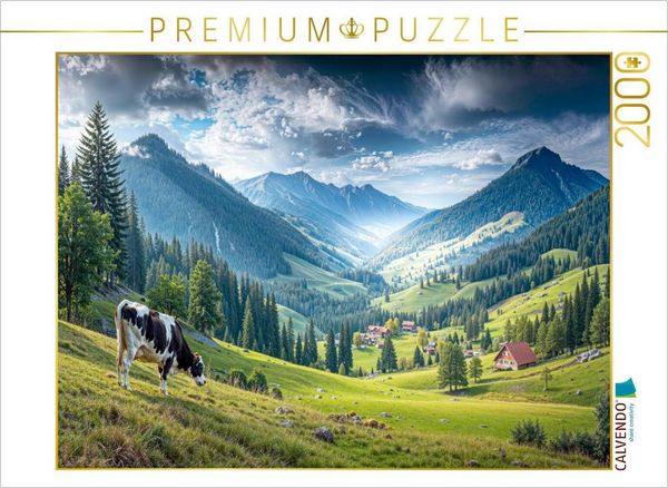 CALVENDO Puzzle Ein bayrisches Tal | 2000 Teile Lege-Größe 90x67cm Foto-Puzzle für glückliche Stunden, Sonstige von , Calvendo Puzzle, 4070715423650