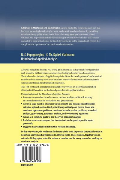 Produktbild: Handbook of Applied Analysis
