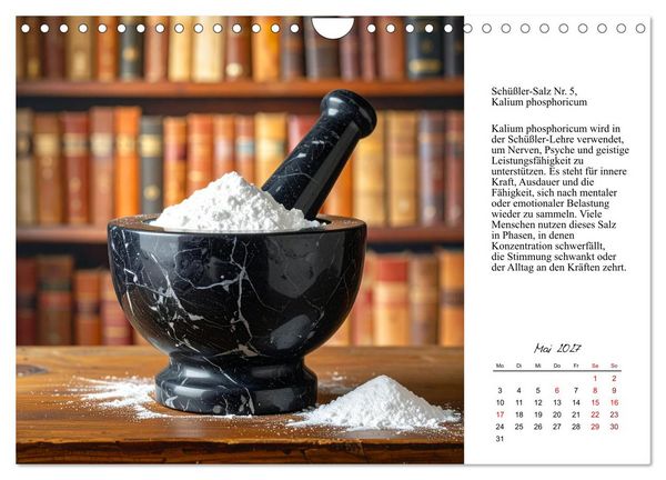 Produktbild: Die Kraft der Mineralbalance (Wandkalender 2027 DIN A4 quer), CALVENDO Monatskalender