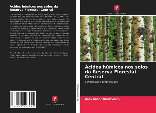 Produktbild: &Aacute;cidos h&uacute;micos nos solos da Reserva Florestal Central