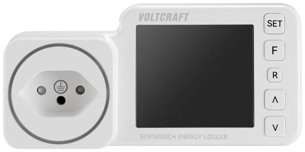 Produktbild: VOLTCRAFT SEM5000 CH Energiekosten-Messger&auml;t Kostenprognose, Alarmfunktion, Stromtarif einstellbar, Datenloggerfunktion