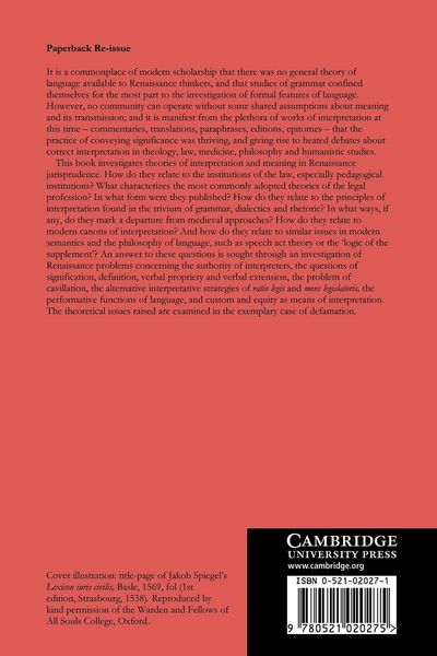 Produktbild: Interpretation and Meaning in the Renaissance