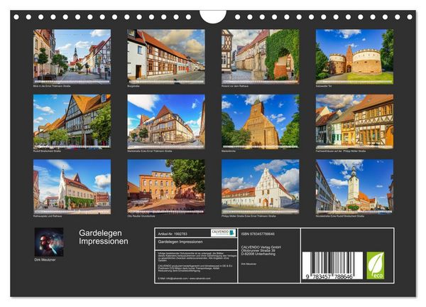 Produktbild: Gardelegen Impressionen (Wandkalender 2026 DIN A4 quer), CALVENDO Monatskalender