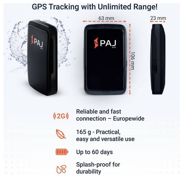 Produktbild: Storage Solutions ALLROUND GPS Tracker Fahrzeugtracker, Personentracker, Multifunktionstracker Schwarz 1 St.