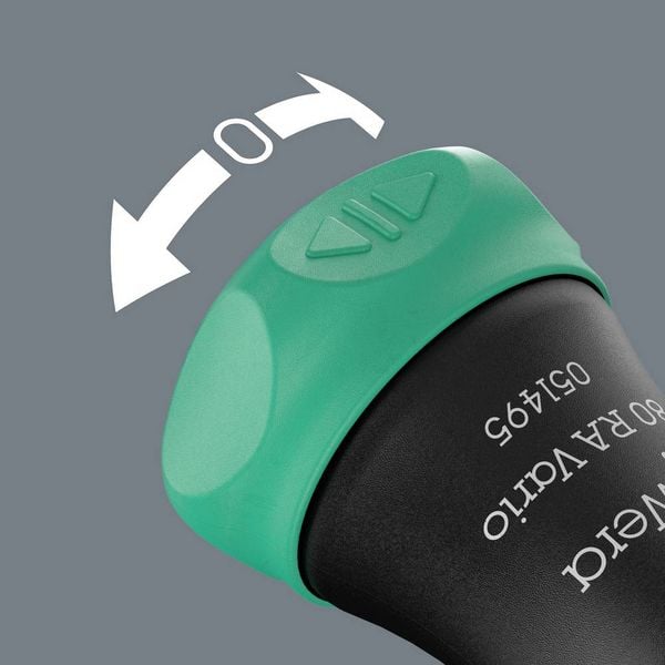 Produktbild: Wera 80 RA Vario Werkstatt Ratschen-Schraubendreher 1/4\" (6.3 mm)