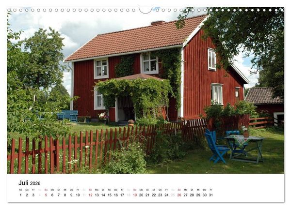 Produktbild: Wundervolles Schweden 2026 (Wandkalender 2026 DIN A3 quer), CALVENDO Monatskalender