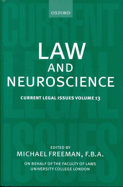 Produktbild: Law & Neuroscience Vol 13 Cli C