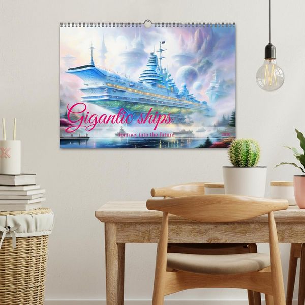 Produktbild: Gigantic ships - Journey into the future (Wall Calendar 2026 DIN A3 landscape), CALVENDO 12 Month Wall Calendar