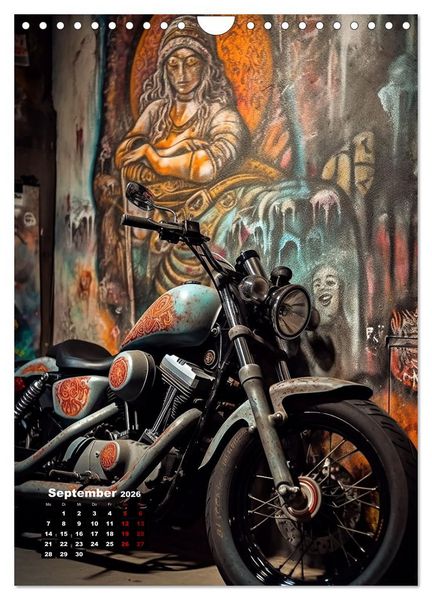 Produktbild: Graffiti Art (Wandkalender 2026 DIN A4 hoch), CALVENDO Monatskalender