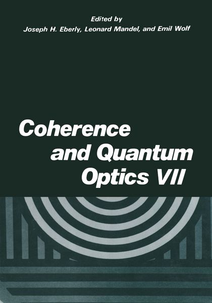 Produktbild: Coherence and Quantum Optics VII