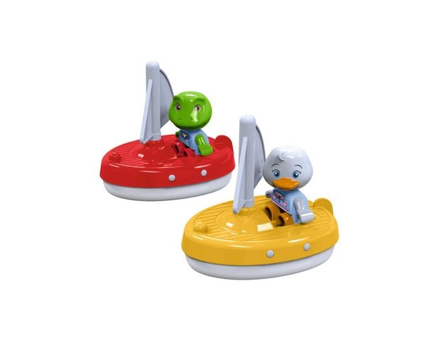 Produktbild: AquaPlay 2 Segelboote + 2 Figuren