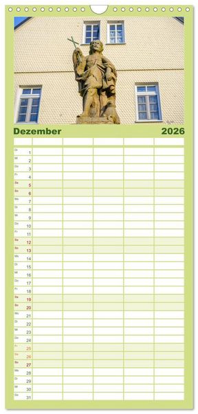 Produktbild: Familienplaner 2026 - Ein Blick auf Herbstein mit 5 Spalten (Wandkalender, 21 x 45 cm) CALVENDO