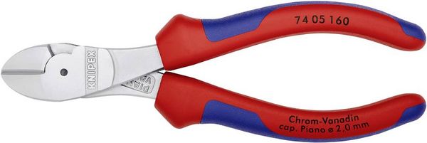 Produktbild: Knipex 74 05 160 Werkstatt Kraft-Seitenschneider mit Facette 160 mm