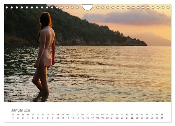 Produktbild: Akt und Meer (Wandkalender 2026 DIN A4 quer), CALVENDO Monatskalender
