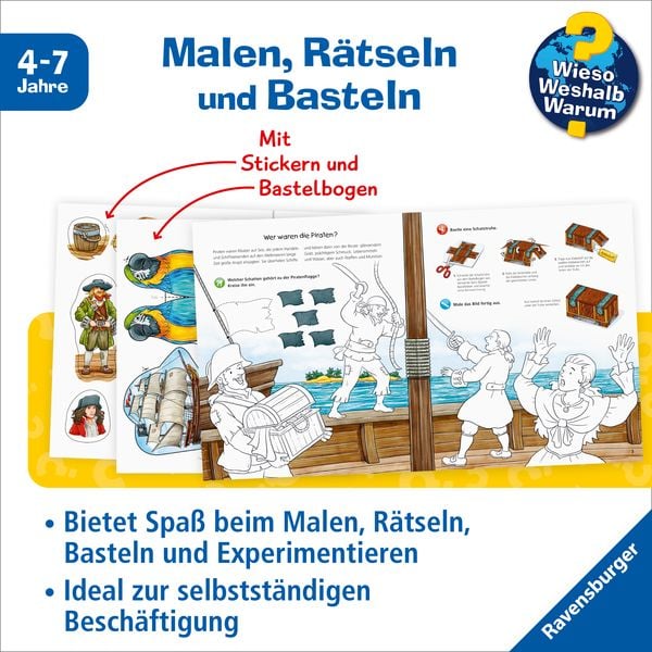 Produktbild: Wieso? Weshalb? Warum? aktiv-Heft - Piraten