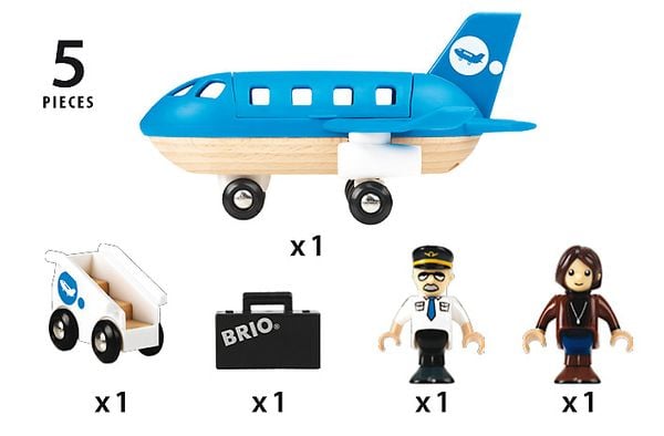Brio Blaues Flugzeug