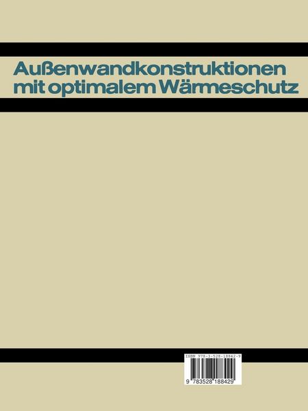 Produktbild: Au&szlig;enwandkonstruktionen mit optimalem W&auml;rmeschutz
