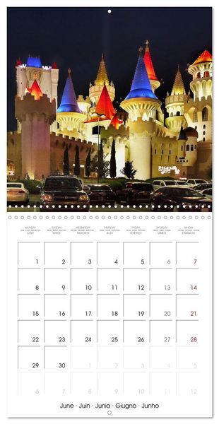 Produktbild: Las Vegas, Iconic City of Dreams (Wall Calendar 2026 12 &times; 12 Inch) CALVENDO 12 Month Wall Calendar
