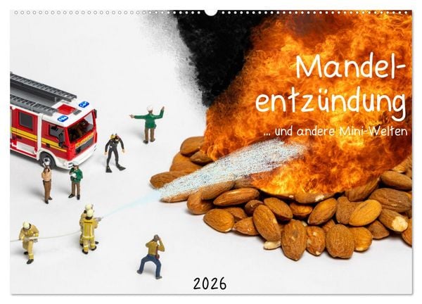 Produktbild: Mandelentz&uuml;ndung ... und andere Mini-Welten (Wandkalender 2026 DIN A2 quer), CALVENDO Monatskalender