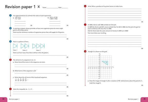 Produktbild: Edexcel GCSE (9-1) Maths Grade 4-5 Booster Workbook