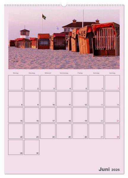 Produktbild: Rund um die Kieler F&ouml;rde / Planer (Wandkalender 2026 DIN A2 hoch), CALVENDO Monatskalender