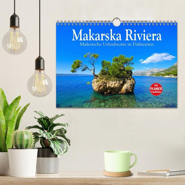 Produktbild: Makarska Riviera - Malerische Urlaubsorte in Dalmatien (Wandkalender 2026 DIN A4 quer), CALVENDO Monatskalender