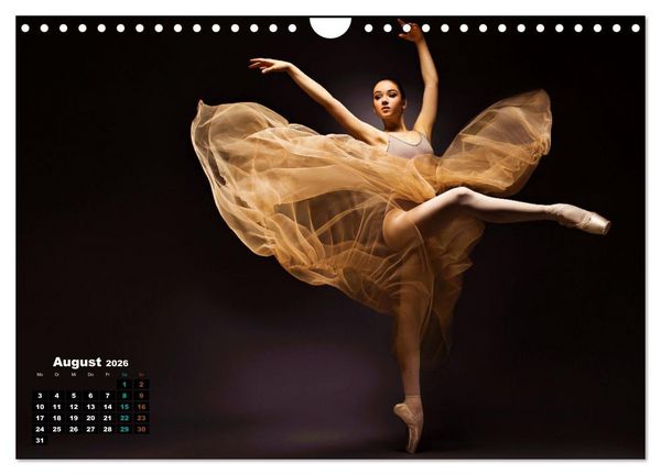 Produktbild: BALLETT - ein Hauch Magie (Wandkalender 2026 DIN A4 quer), CALVENDO Monatskalender