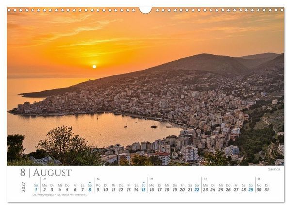 Produktbild: Albanien - wild, authentisch, abenteuerlich (Wandkalender 2027 DIN A3 quer), CALVENDO Monatskalender