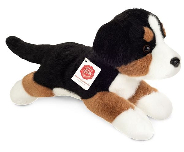 Teddy Hermann 92895 - Berner Sennenhund liegend, Plüsch, 32 cm