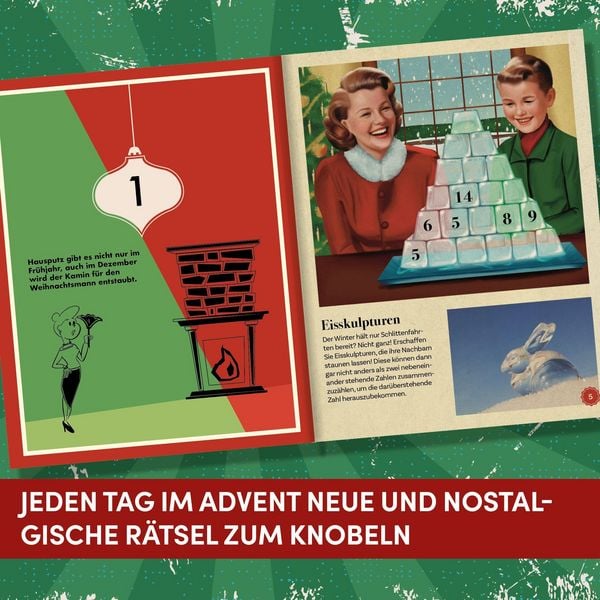 Produktbild: Das Rentner-R&auml;tselbuch &ndash; Adventskalender